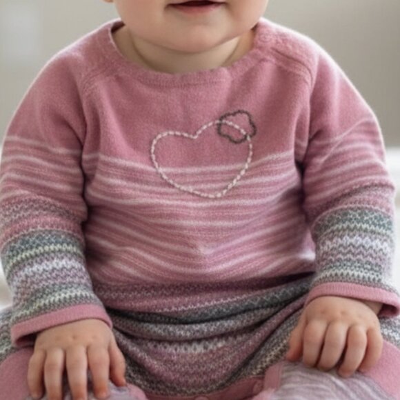 Souris Mini Stripe Knit Jumpsuit 6 Months - Picture 9 of 9